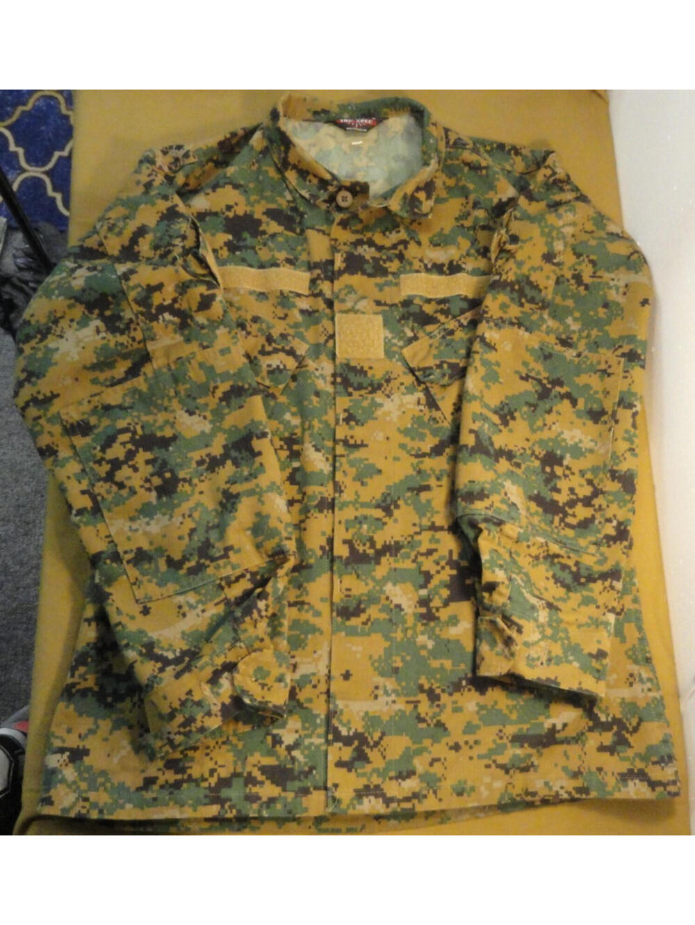 TRU-SPEC USMC MARINE CORP WOODLAND MARPAT CAMO BLOUSE JACKET MEDIUM REGULAR